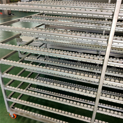 湖南车间物料车定制长沙流利条货架定制车间流利条货架定做流利条物料车物料周转车