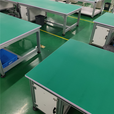 湖南防静电工作台 长沙铝型材工作桌 无尘车间工作台 越海定做工作台厂家 长沙工作台